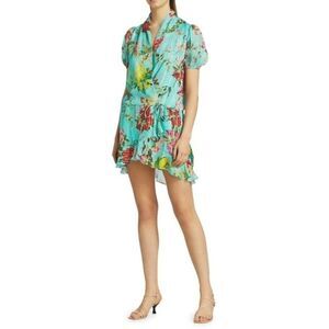 Rococo Sand Coastal Print Wrap Dress | Small